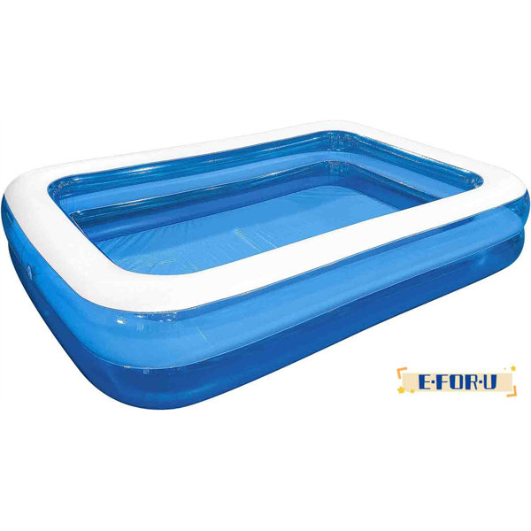 E.FOR.U 1.5 ft x 8.2 ft x 5.76 ft Plastic Kiddie Pool Wayfair